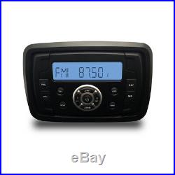 12V Marine FM/AM Boat Bluetooth Radio Stereo+4 inch Boat speakers+fm/am Aerial