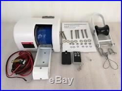 12V Wireless Remote Control Anchor Winch Windlass For Saltwater 35Lb Marine Boat