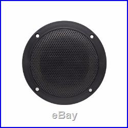 12 V Boat UTV Marine Bluetooth AM FM Audio Radio Stereo+42 Pair 2 way Speakers