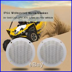 12 V Marine Radio Stereo Boat Bluetooth MP3 Player+4Car Celling Speakers