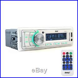 200W Marine Boat MP3 USB AM/FM Radio (4) Speakers & 400W Amp With Cover, Antenna