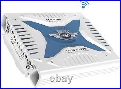 21-29' Pontoon Boat Bluetooth Marine Receiver, 4 X 6.5'' Waterproof White Spe