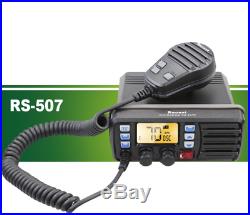 25W VHF Marine Radio Mobile Two Way Walkie Talkie boat Intercom IP67 RS-507M