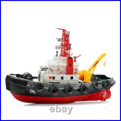 2.4Ghz Radio Remote Control Electric Seaport Tug Boat RC Working Boat R/C RTR