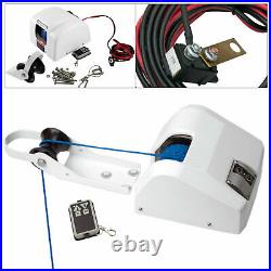 45 LBS Boat Saltwater Electric Anchor Winch With Wireless Remote Control 12V