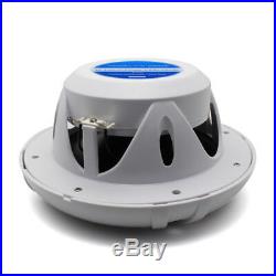 4Marine Radio Stereo FM/AM Bluetooth +6.5 2-Way Boat Outdoor speakers+Antenna