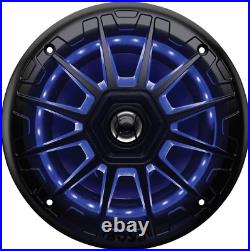 4 BOSS Audio MRGB65B 6.5 400W Boat Marine RGB LED Light Speakers Black 2 Pair