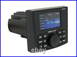 (4) MTX TM652WB-B 6.5 75w RMS! Marine Boat Speakers+4-Zone Bluetooth Receiver