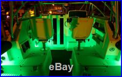 4pc RGB LED Multi-Color Boat Interior Marine Deck Lights Wireless Bluetooth Kit