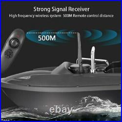 500M RC Wireless Carp Fishing Bait Boat Hook Post Boat With Bag+Spare Battery