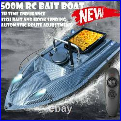 500M RC Wireless Fishing Bait Boat Carp Fish Finder Fish Hook Post Carbon Boat