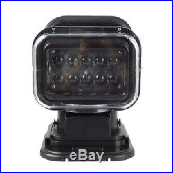 50W LED 360° Remote Control Searchlight Truck Boat Car Marine Wireless Spotligh