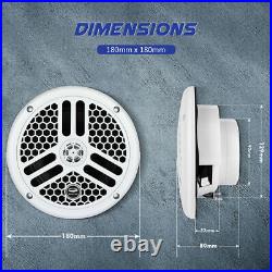 6.5 240W Marine Speakers System and Bluetooth Boat Radio and Waterproof Antenna