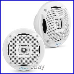 6.5 Dual Waterproof Marine Speakers 400W 4Ohm Outdoor Car/Boat Radio Stere