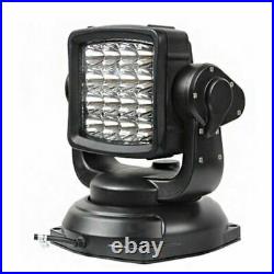 80W Spot Beam LED Search Light Off-Road Marine Boat Car Wireless Remote US STOCK