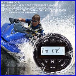 Bluetooth Audio Package with Waterproof Boat Radio Receiver for ATV UTV RV Yacht
