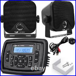 Bluetooth Marine Audio Package with Boat Radio for Boat, ATV, UTV, RV & Caravan