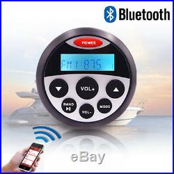 Bluetooth Marine Audio Stereo Kit Boat Radio Sound System +Waterproof 4 Speaker