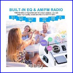 Bluetooth Marine Boat Radio Receiver Waterproof Marine Gauge Stereo System