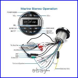 Bluetooth Marine Radio Boat Stereo Waterproof Boat Audio Receiver Digital