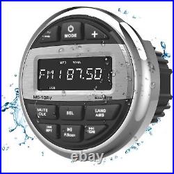 Bluetooth Marine Radio Boat Stereo Waterproof Boat Audio Receiver Digital M