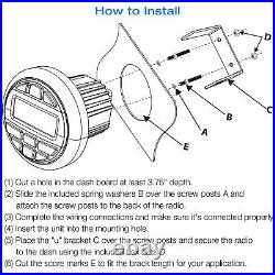 Bluetooth Marine Radio Boat Stereo Waterproof Boat Audio Receiver Digital M