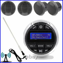 Bluetooth Marine Stereo Waterproof Boat DAB/DAB Radio Receiver +Speaker +Antenna