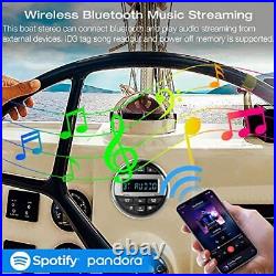 Bluetooth Radio Boat Stereo Waterproof Boat Audio Receiver Digital Player w