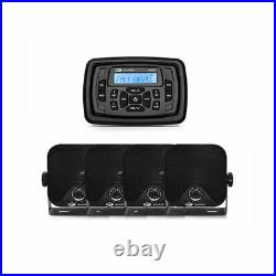 Bluetooth Stereo Radio Boat Marine Receiver AM FM System USB/AUX MP3 Player Kit