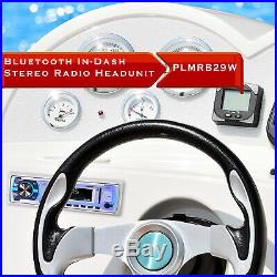 Bluetooth Stereo Radio Boat Marine Receiver AM FM System Wireless USB SD MP3 LCD
