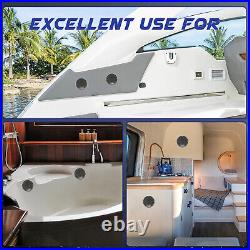 Bluetooth Waterproof Marine Gauge Radio and 3Watertight Boat Speaker and Aerial