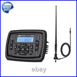 Boat Bluetooth Audio Receiver Marine Stereo System unit FM AM Radio for ATV UTV