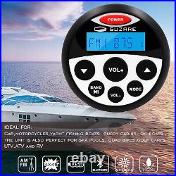 Boat Bluetooth Stereo System unit with 4 Marine Waterproof Speakers for Yacht