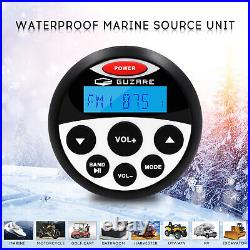 Boat Bluetooth Stereo System unit with 4 Marine Waterproof Speakers for Yacht