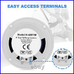 Boat Bluetooth Stereo System unit with 4 Marine Waterproof Speakers for Yacht