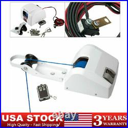 Boat Electric Windlass Anchor Winch Wireless Remote Controlled Marine Saltwater