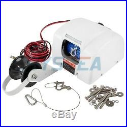 Boat Marine Electric Anchor Winch With Wireless Remote 45 LBS Free Fall