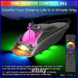 Boat RGB Led Light Underwater Marine Color Kit Waterproof Wireless Grouping