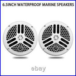 Boat Radio Marine Audio Package with 6.5'' 240W Boat Speakers and Antenna