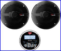 Boss Audio MGR350B 3-Inch Gauge Marine MP3/Radio Stereo Bluetooth Atv Boat