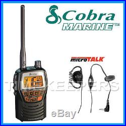 COBRA MR HH125 Handheld VHF Marine EU Version LCD Radio for Boat Vessel Yacht