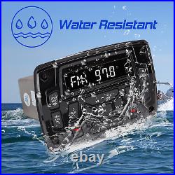 Citreal Marine Stereo Audio Radio Car Stereo Receivers Waterproof Boat Media