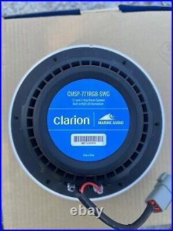 Clarion CMS4 Waterproof Audio System. Speakers, Boating, Water, Lake, Pontoon