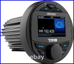 DS18 MRX100 Marine Boat Head Unit 2 Zones 4 Volts Output RDS 4X40 Watts Screen