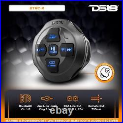 DS18 Marine Speakers with Amplifier and BT Audio Receiver/Controller