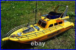 Fire Fighting Ship Radio Remote Control Boat Yacht Two 130 Type Motor 1/25