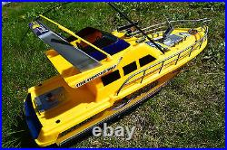Fire Fighting Ship Radio Remote Control Boat Yacht Two 130 Type Motor 1/25