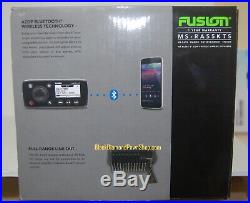 Fusion MS-RA55KTS RA55 Marine Boat Bluetooth Radio Stereo EL602 Speakers Bundle