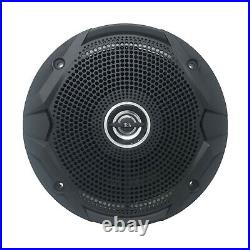 Fusion MS-RA55 Bluetooth Radio, 4x 6.5 150W Black Boat Speaker, Wire, Antenna