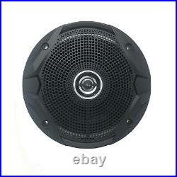 Fusion MS-RA55 Bluetooth Radio, 4x 6.5 180W Black Boat Speaker, Wire, Antenna
